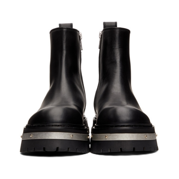 Ann Demeulemeester Black Chunk Sole Ankle Boots size 40 BNWT - Picture 3 of 11